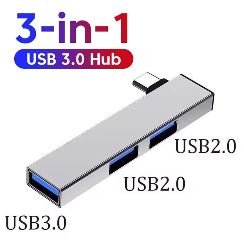 Laptop Accessories And Gadgets - 3 In 1 USB 3.0 HUB