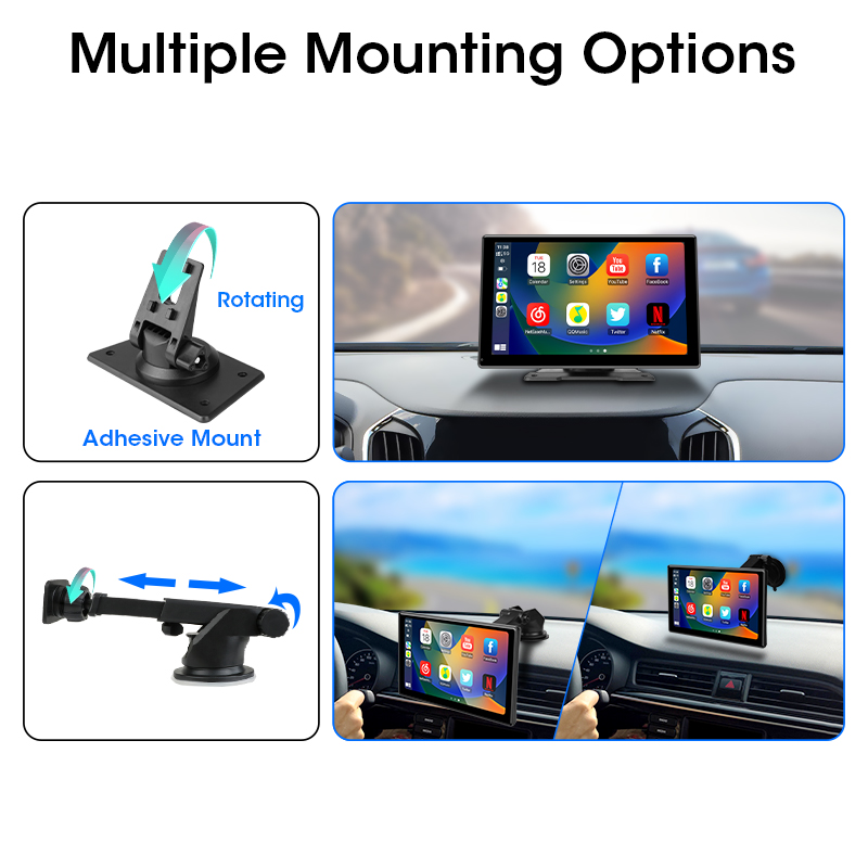 Universal Jansite 9 Inch Carpl - đánh giá và giá Monitor Portable Usb