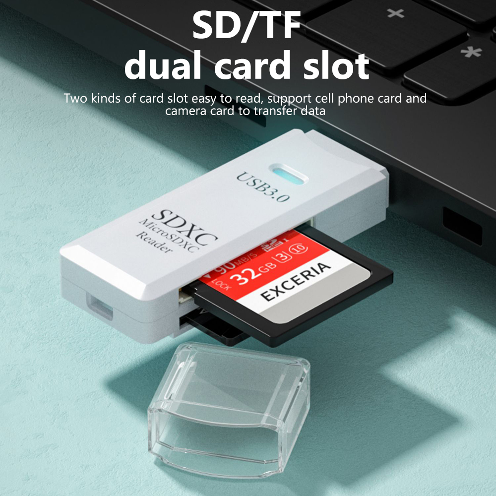 2 In 1 USB 3.0 Card Reader Por - đánh giá và giá Laptop Accessories And Gadgets