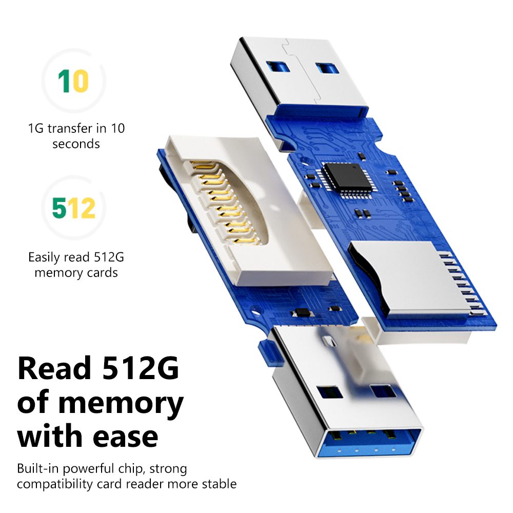 2 In 1 USB 3.0 Card Reader Por - đánh giá và giá Laptop Accessories And Gadgets