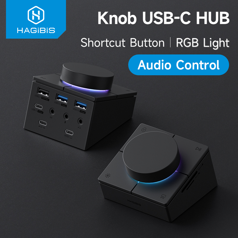 Hagibis Knob USB C Hub With Sh - đánh giá và giá Mac Laptop Accessories