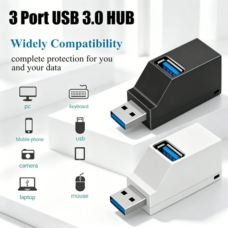 USB 3.0 2.0 Rotatable 3 Ports  - đánh giá và giá Laptop Accessories And Gadgets