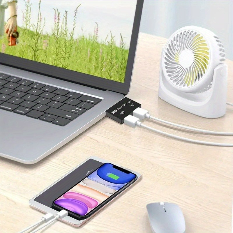USB2.0 Splitter 1 Male To 2 Po - đánh giá và giá Laptop Accessories And Gadgets
