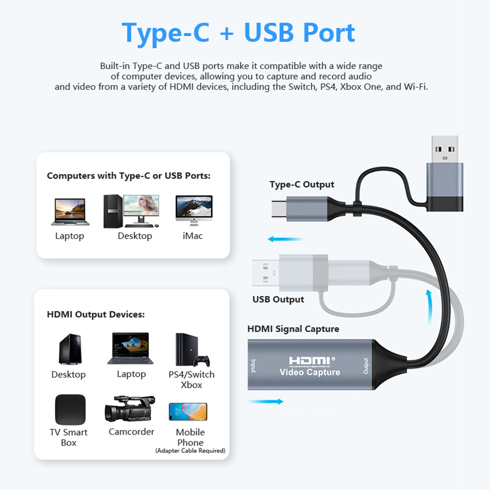 4K 2 in 1 USB 2.0 Video Captur - đánh giá và giá Monitor Portable Usb