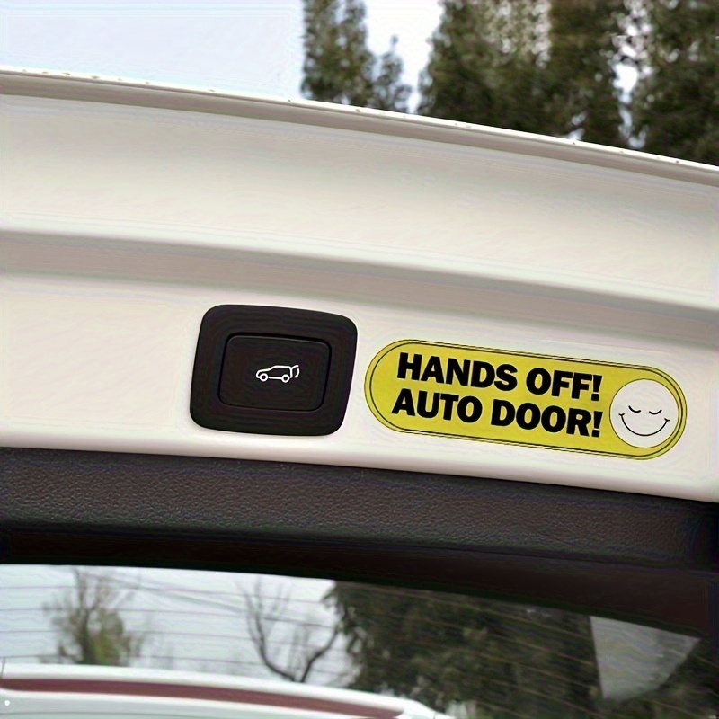 1SET Funny Car Door Warning St - đánh giá và giá Yellow Laptop Accessories