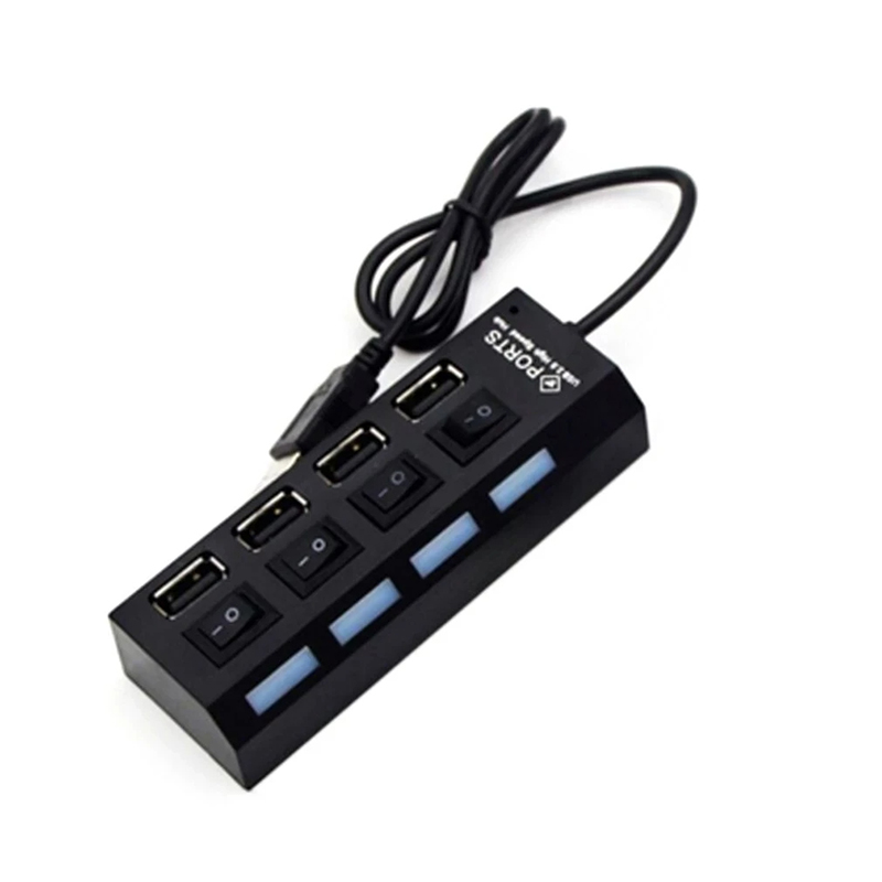 4-Ports USB 2.0 Hub Extension  - đánh giá và giá Laptop Accessories Computer