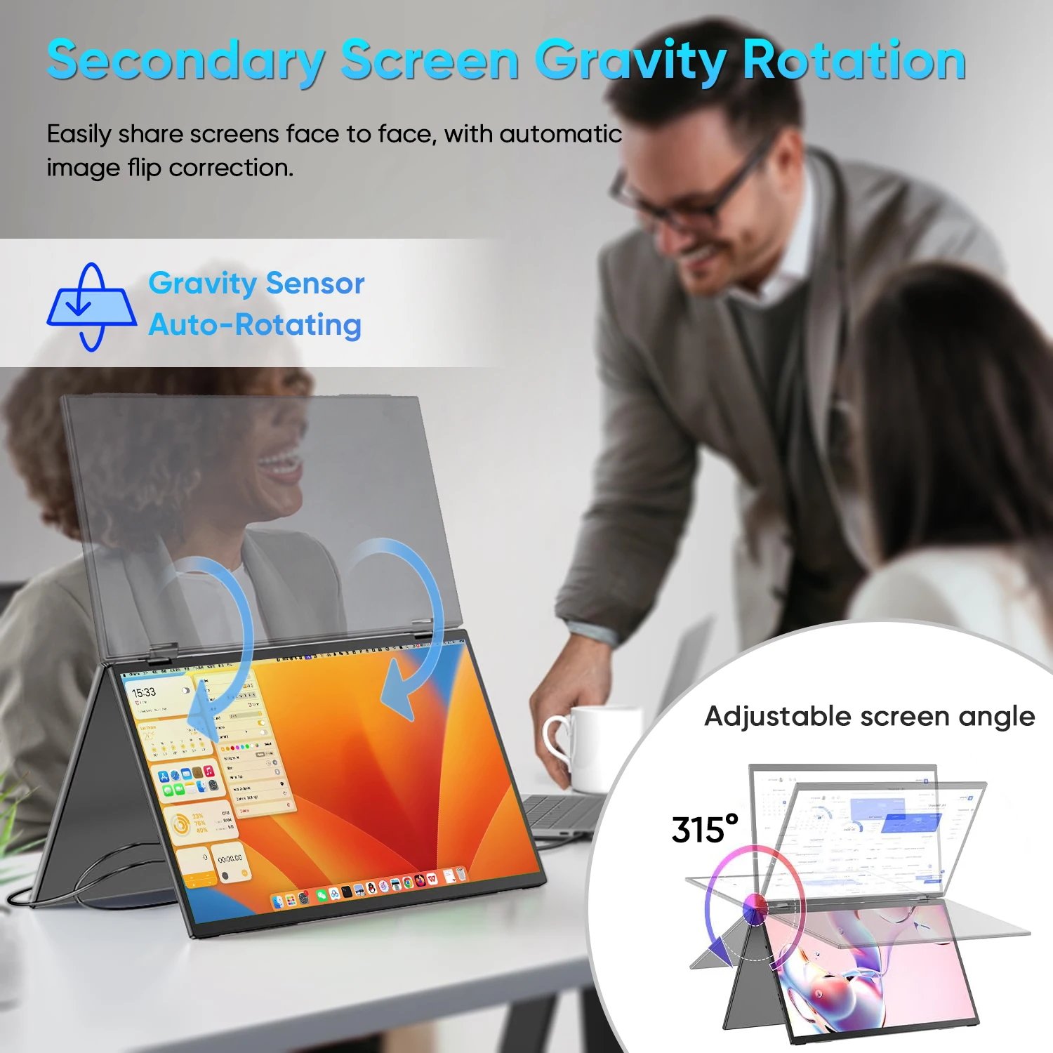 15.6 Inch Foldable Dual Triple - đánh giá và giá Monitor Portable Usb