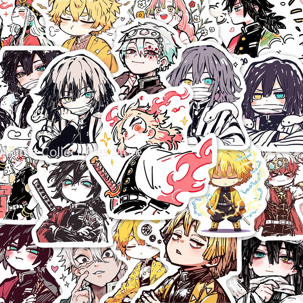 55PCS Demon Slayer Kamado Tanj - đánh giá và giá Laptop Accessories Cute