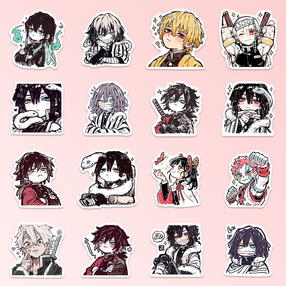 55PCS Demon Slayer Kamado Tanj - đánh giá và giá Laptop Accessories Cute