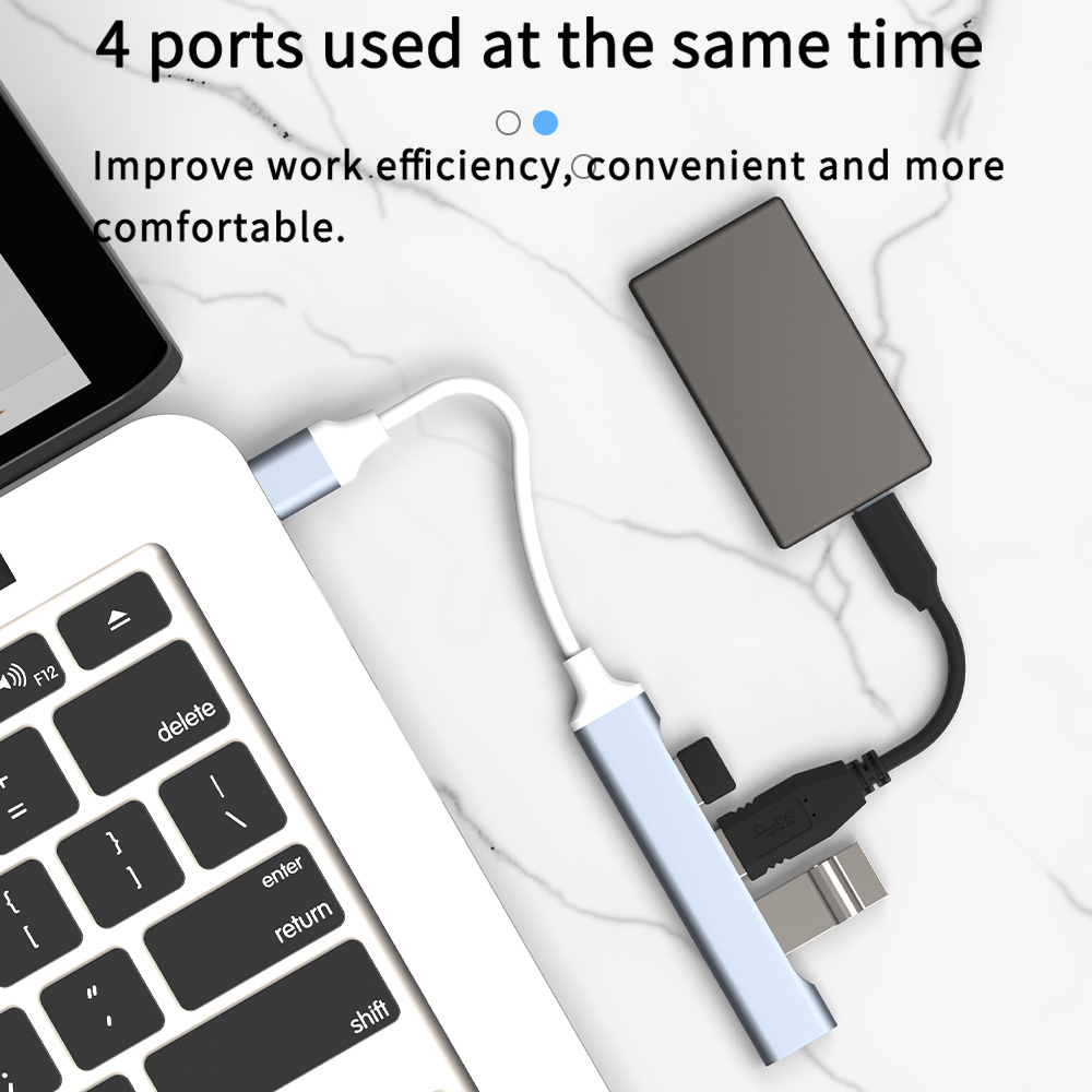 USB C HUB 3.0 Type C 3.1 3/4 P - đánh giá và giá Mac Laptop Accessories