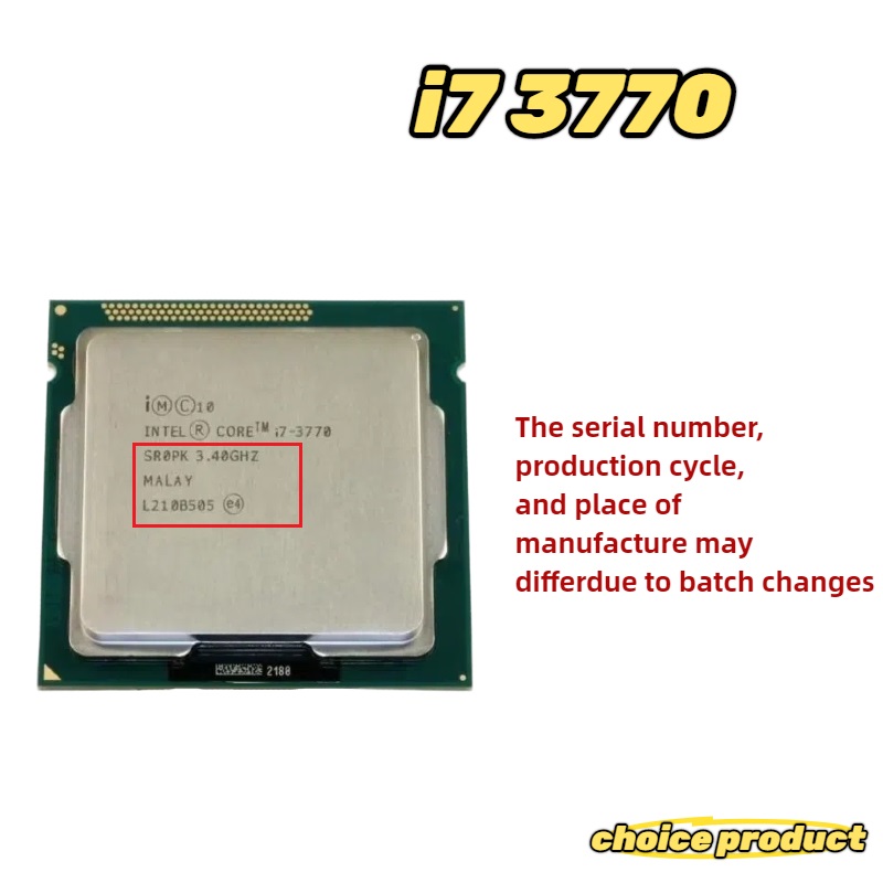 Intel Core CPU i7 3770 3.4GHz  - đánh giá và giá Intel Cpu Core I7