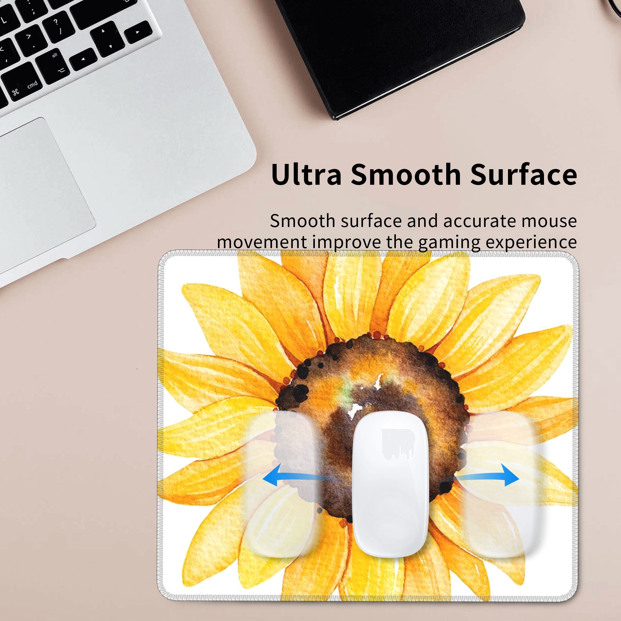 Watercolor Sunflower Vibrant Y - đánh giá và giá Yellow Laptop Accessories
