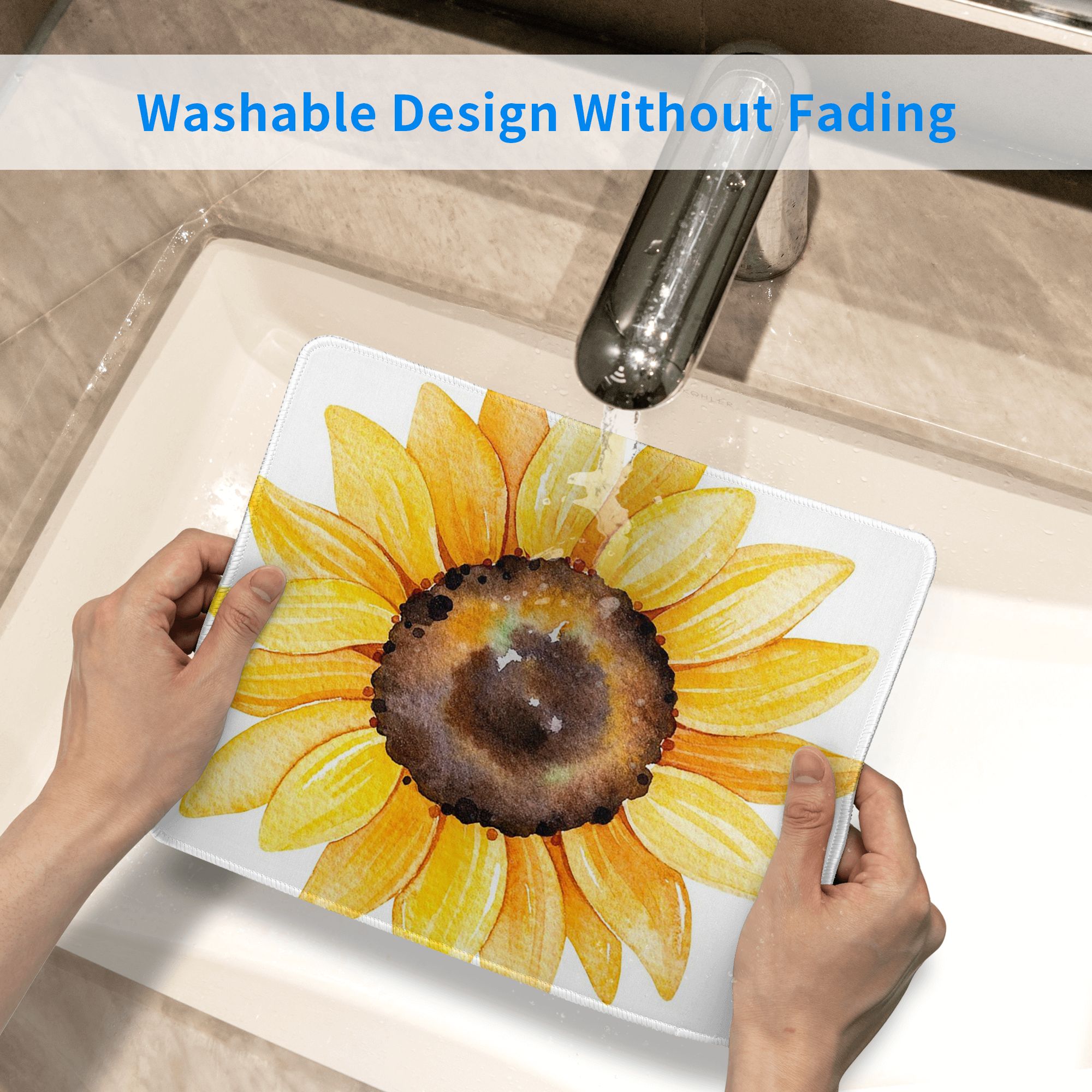 Watercolor Sunflower Vibrant Y - đánh giá và giá Yellow Laptop Accessories