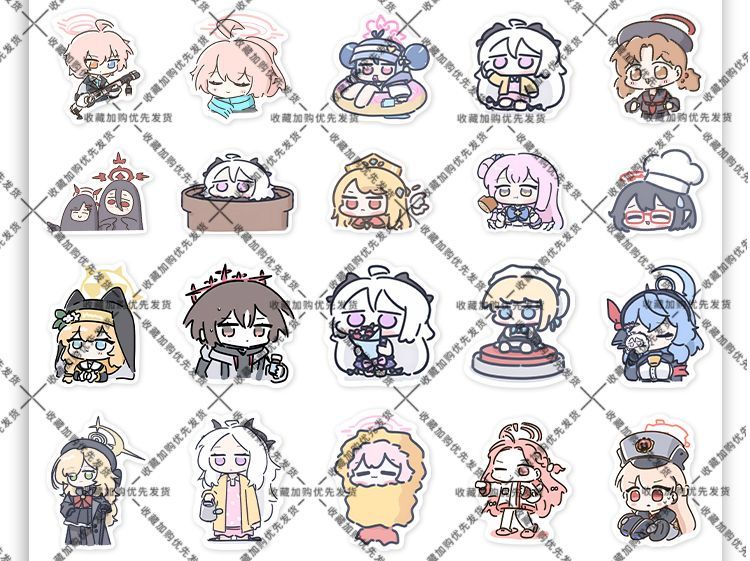 80PCS Anime Blue Archive Soras - đánh giá và giá Laptop Accessories Cute