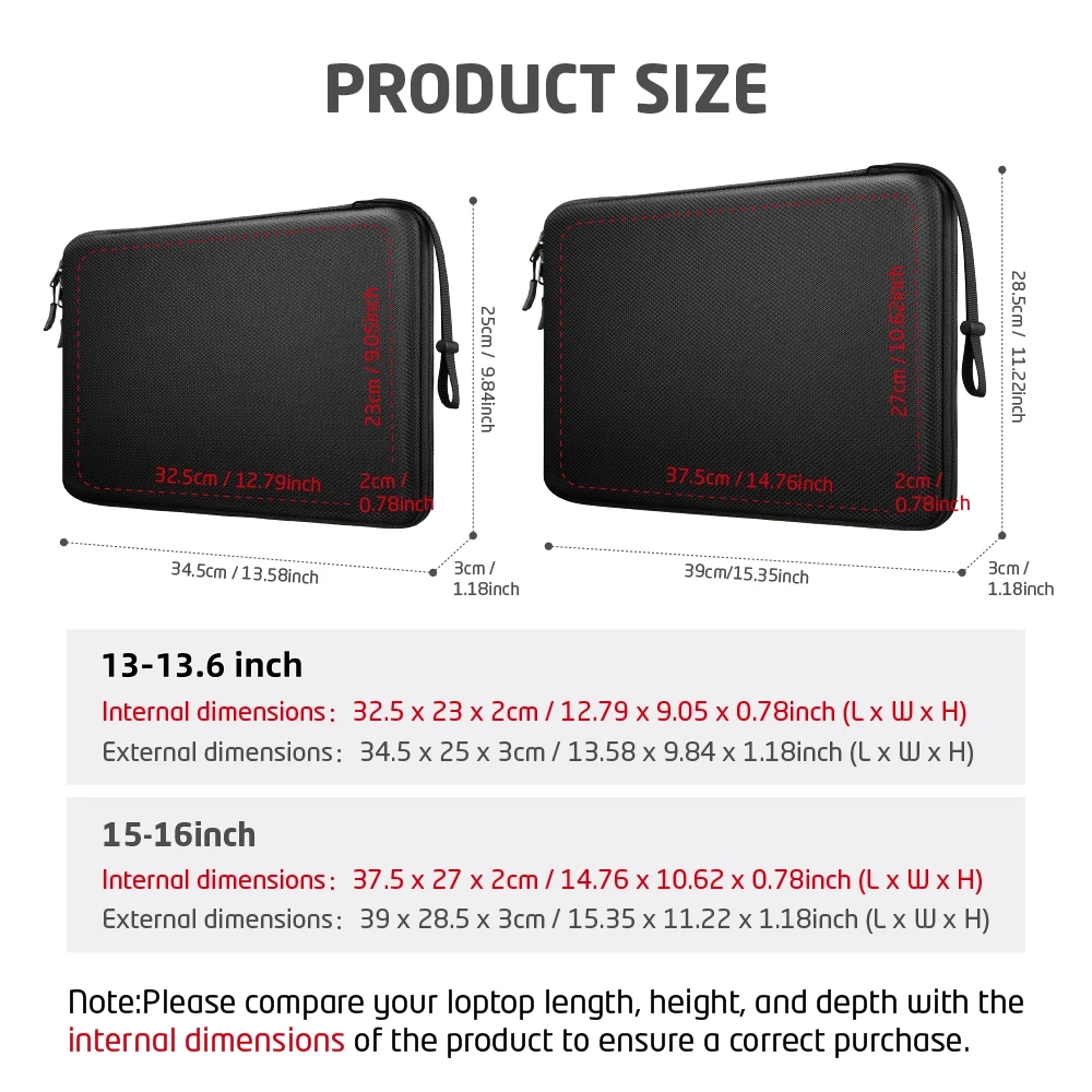 13 13.6 15 16 Laptop Sleeve Ca - đánh giá và giá Laptop Accessories Sleeve
