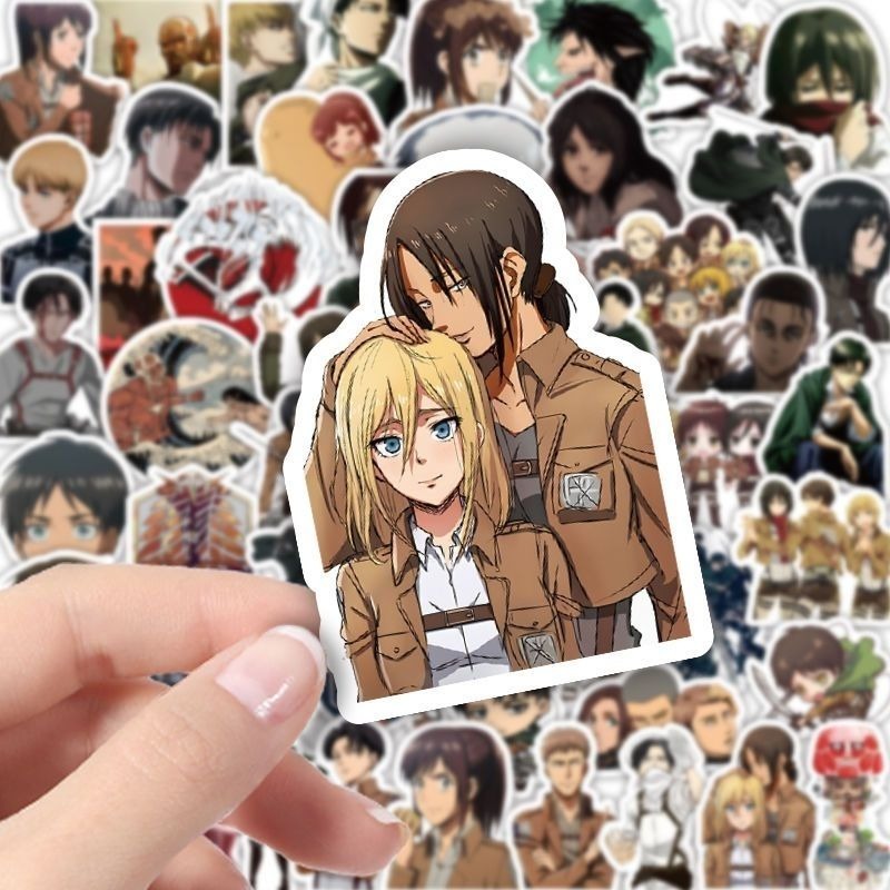 60Pcs Attack on Titan Anime St - đánh giá và giá Laptop Accessories Wholesale