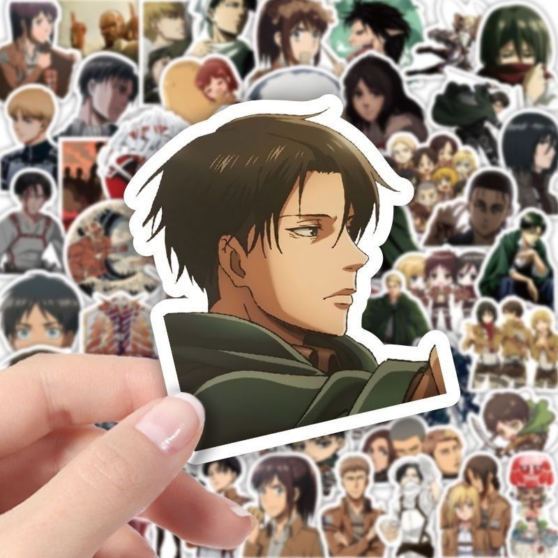 60Pcs Attack on Titan Anime St - đánh giá và giá Laptop Accessories Wholesale