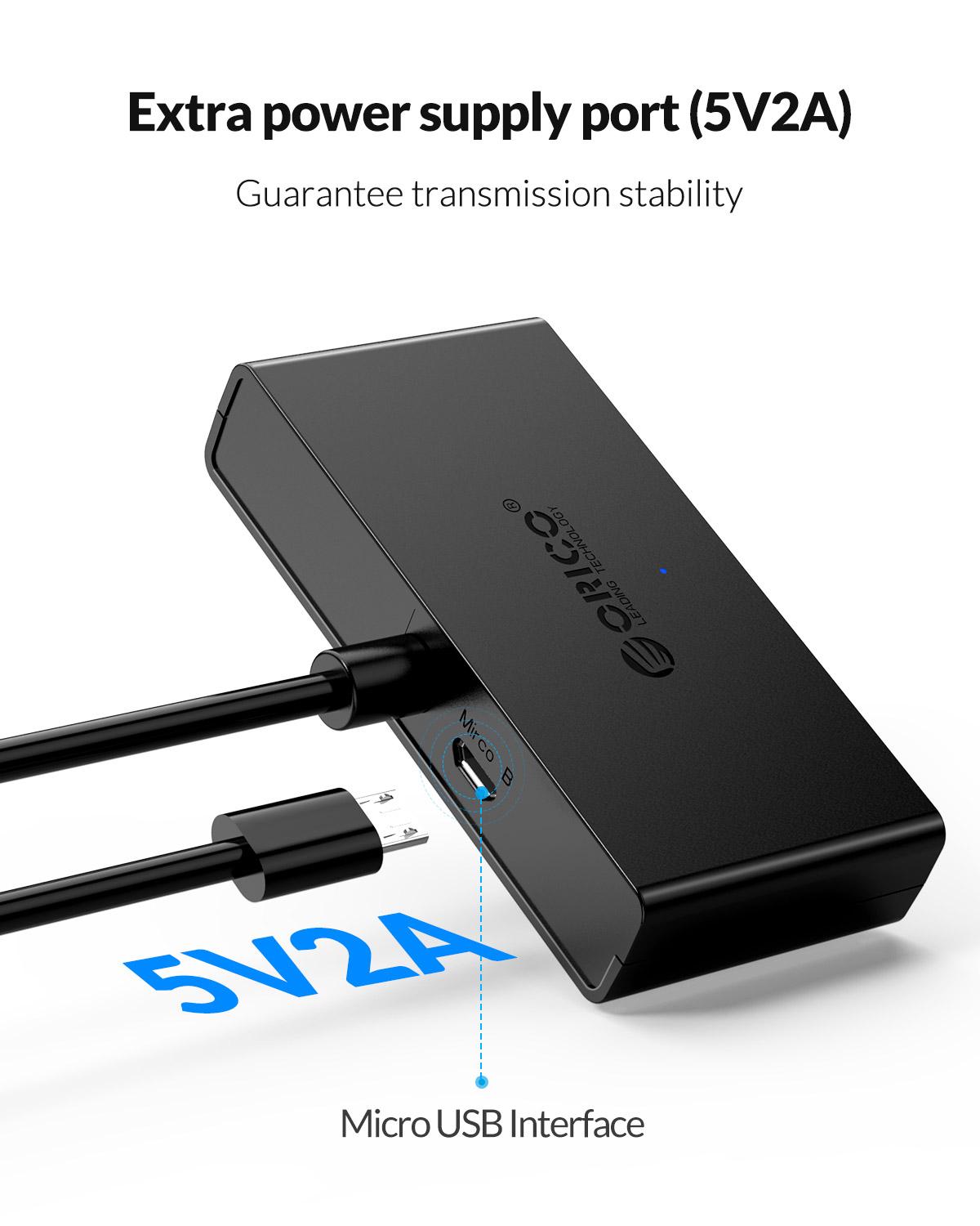 ORICO Hub USB 4 Ports Multi US - đánh giá và giá Mac Laptop Accessories