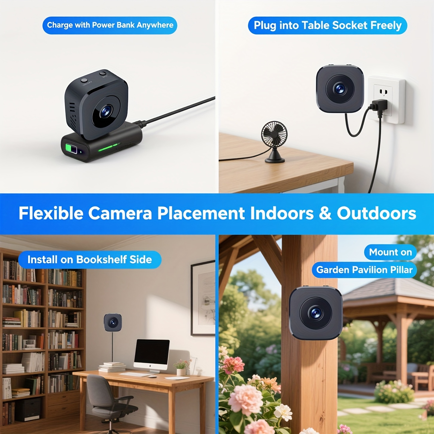 1080P HD Mini WiFi Camera Indo - đánh giá và giá Monitor Portable Usb