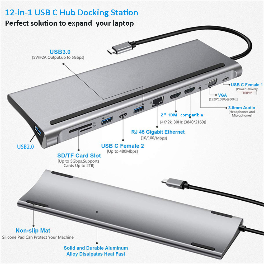 MZX USB Multi-hub Docking Stat - đánh giá và giá Mac Laptop Accessories
