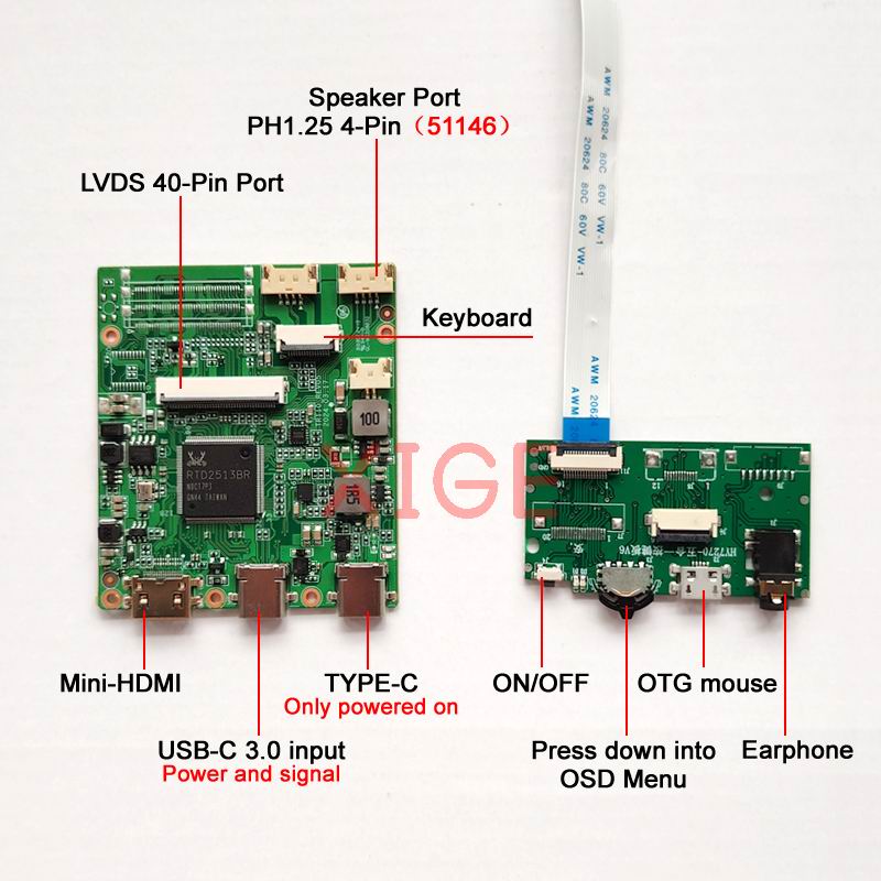 Fit LP173WD1(TL)-TLA1/TLB2/TLC - đánh giá và giá Monitor Portable Usb