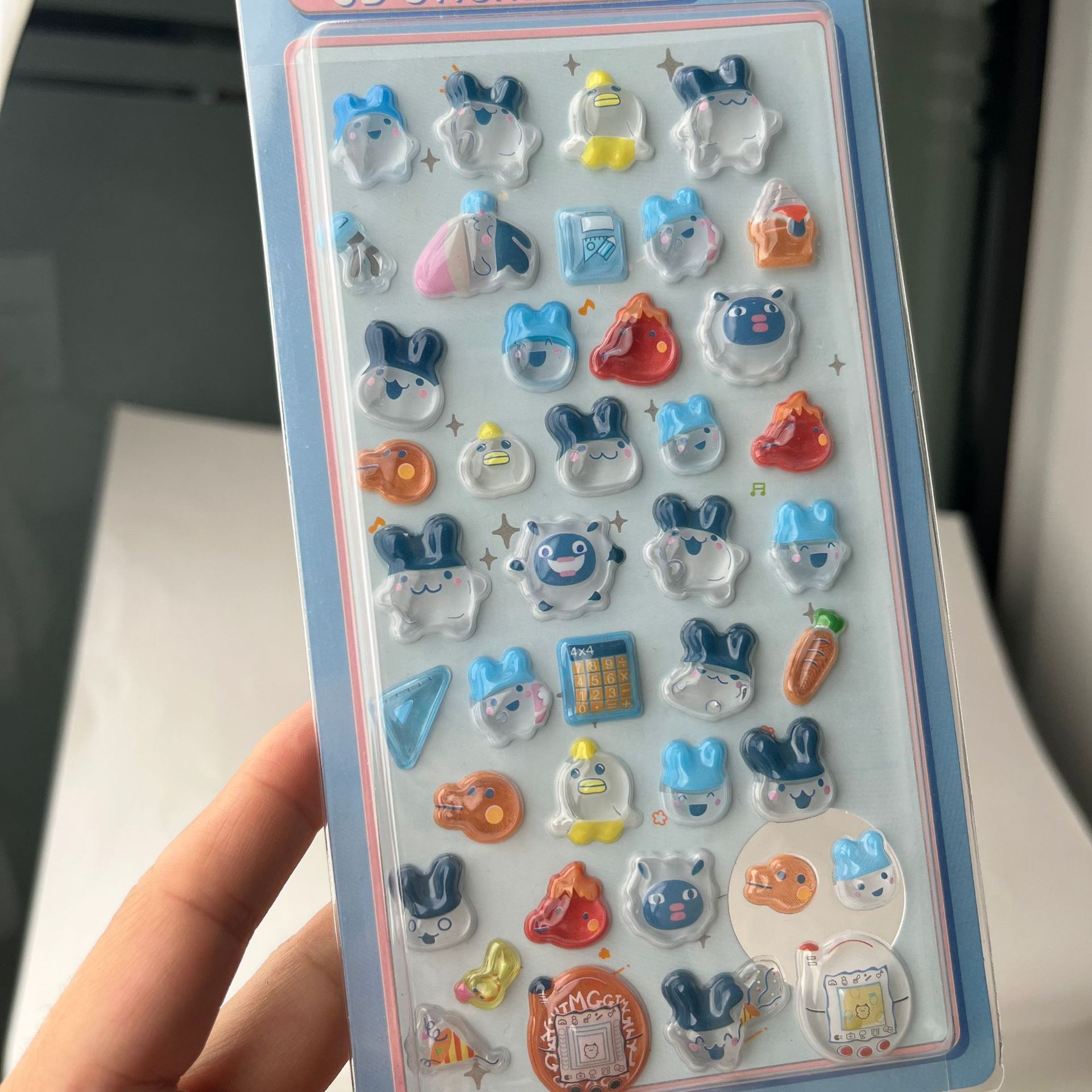 Cute Tamagotchi 3D Puffy Stick - đánh giá và giá Laptop Accessories Wholesale
