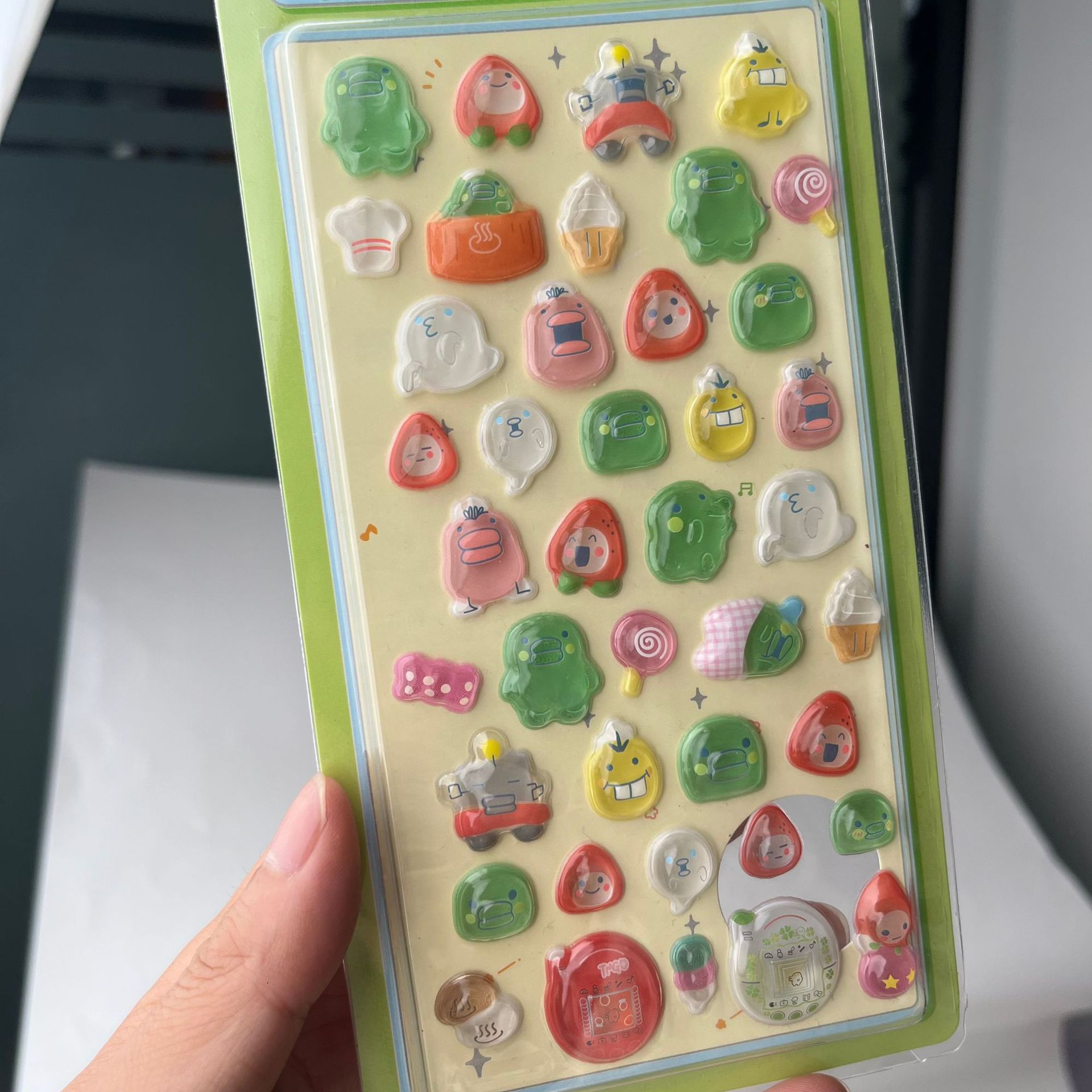 Cute Tamagotchi 3D Puffy Stick - đánh giá và giá Laptop Accessories Wholesale