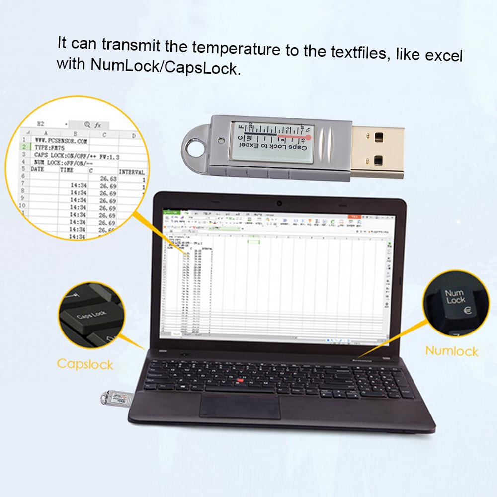 PCsensor USB Thermometer Hygro - đánh giá và giá Monitor Portable Usb
