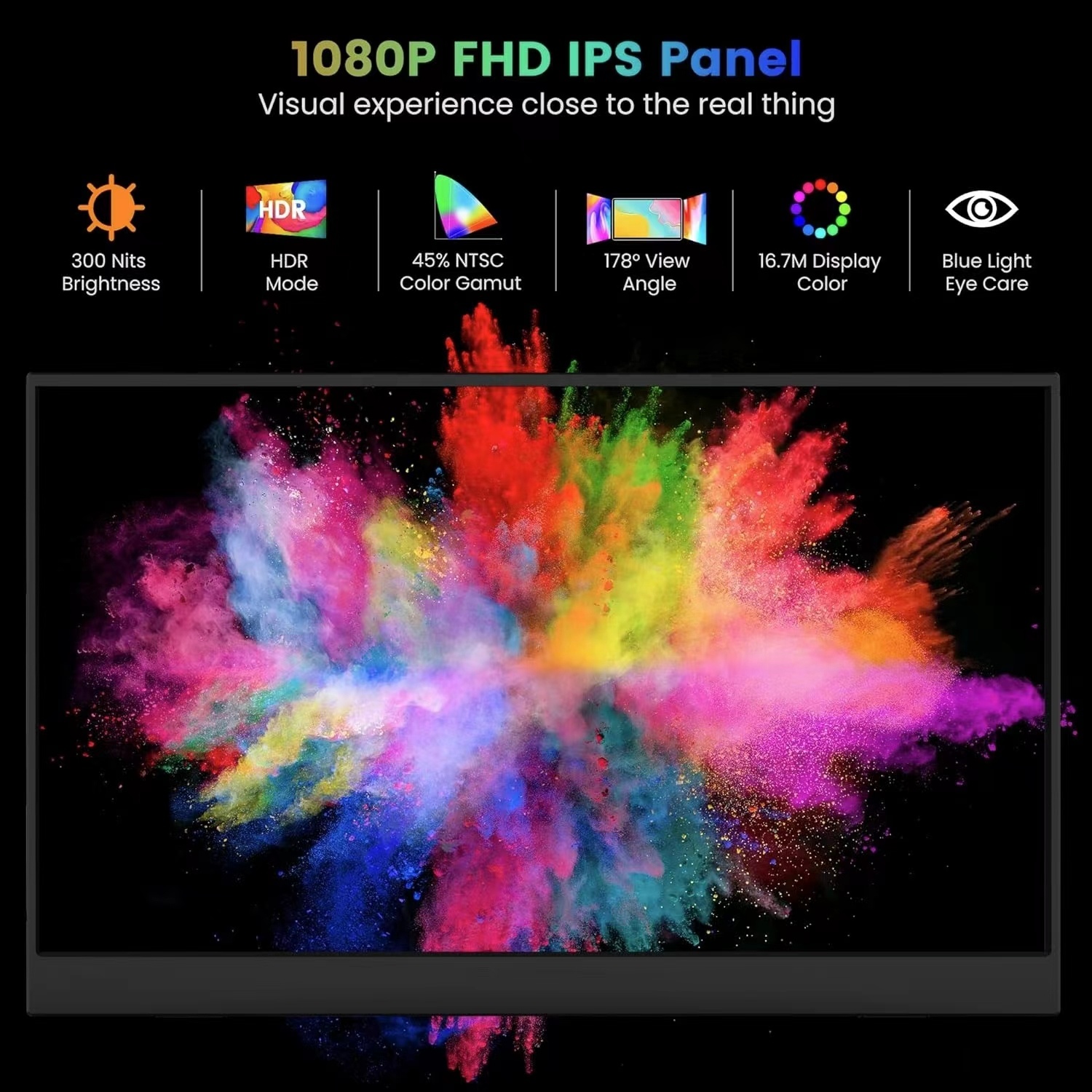 15.6 Inch IPS 1080P FHD Full H - đánh giá và giá Monitor Portable Usb