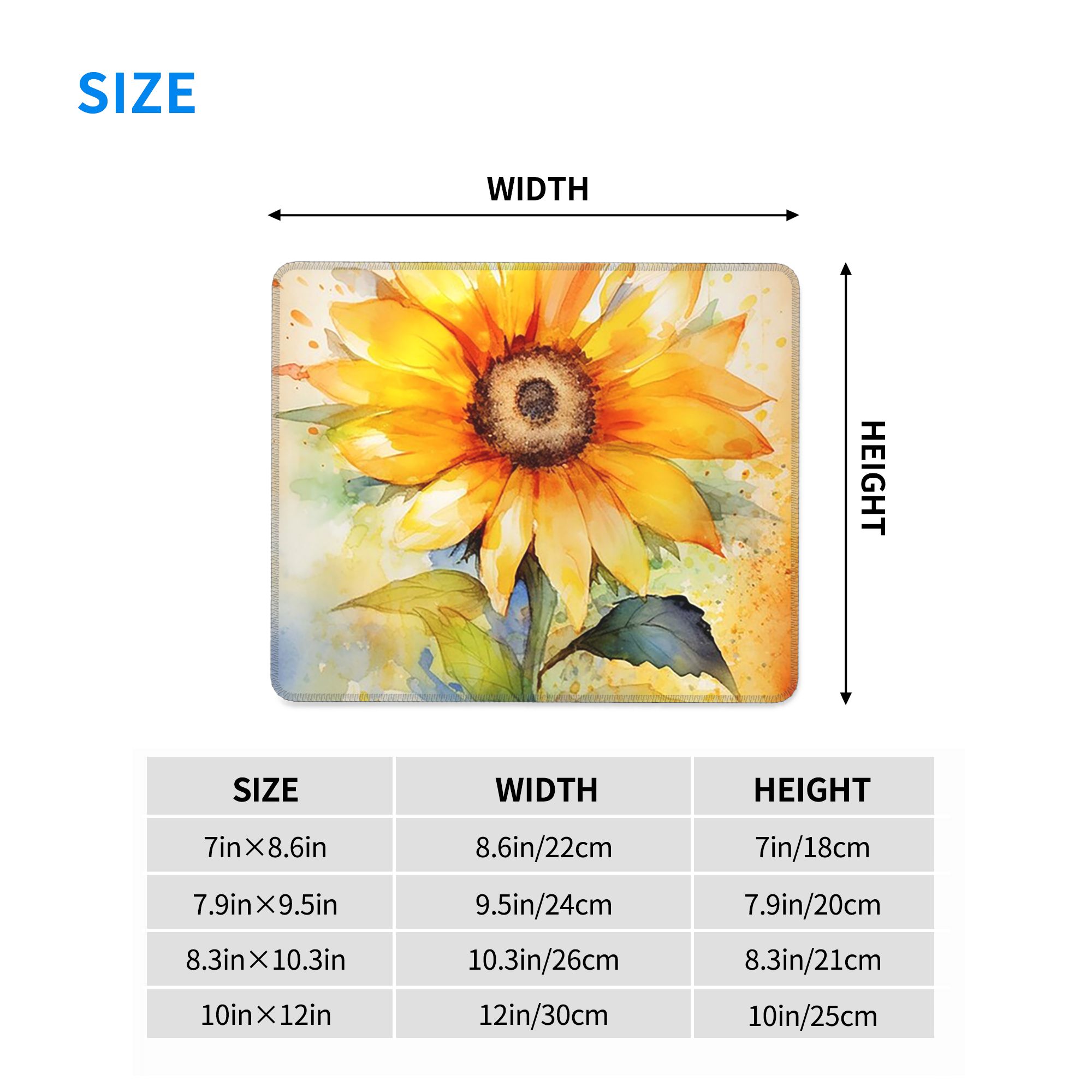 Watercolor Sunflower Vibrant Y - đánh giá và giá Yellow Laptop Accessories