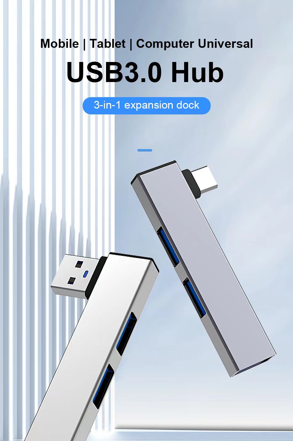 USB C HUB 3.0 Type C 3.1 3 Por - đánh giá và giá Mac Laptop Accessories