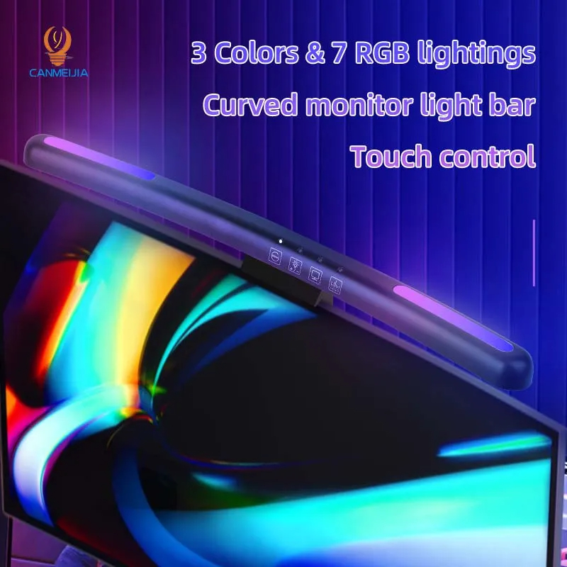 Curved LED Monitor Light Bar U - đánh giá và giá Monitor Portable Usb